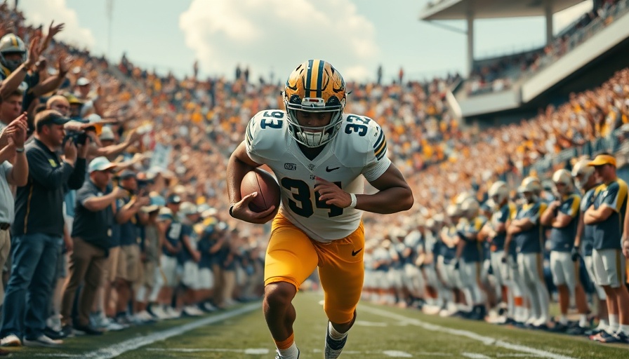 Emeka Egbuka NFL Offensive Rookie of the Month in game action