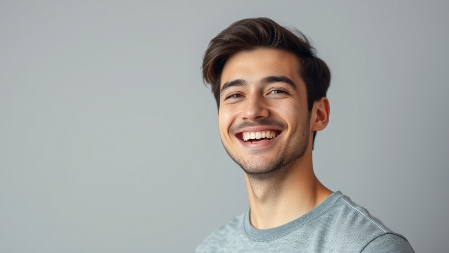 Joyful young man embodying ADHD superpower and motivation techniques, calm atmosphere.