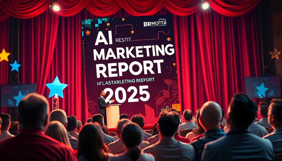 AI Marketing Strategies 2025: Industry report cover with dynamic design.
