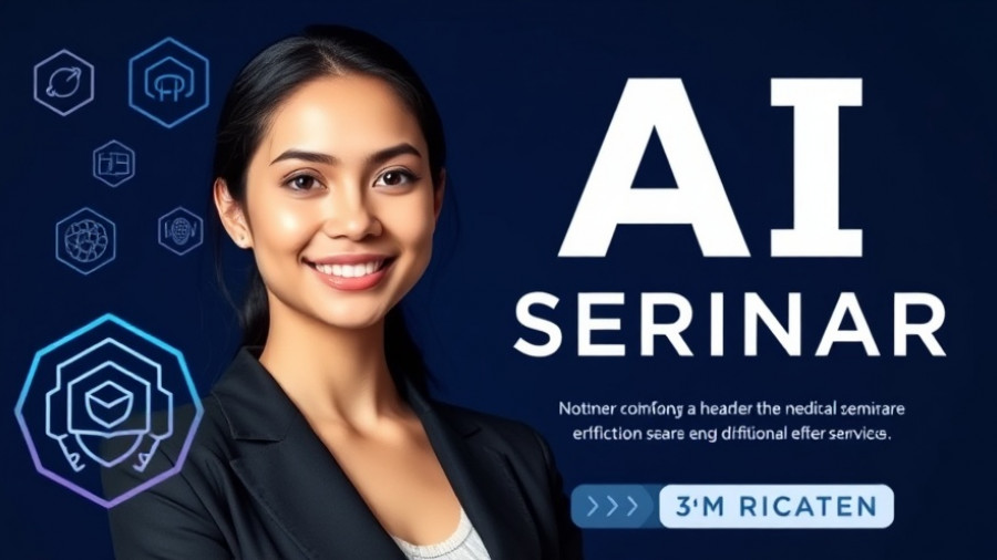 Advertisement for building AI agents featuring a smiling woman and AI symbols.