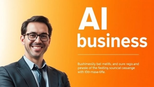 Man promoting AI and social media marketing strategies.