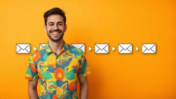 Building email communities concept with email sequence.