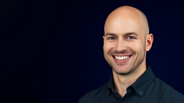 Building Custom AI Agents for Marketing framework with smiling man.