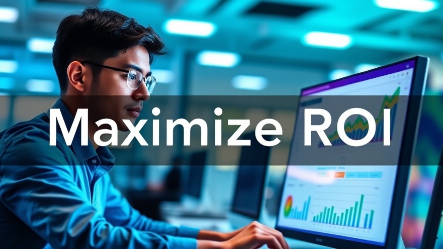 Focused professional analyzing SEO metrics for Google Analytics ROI.