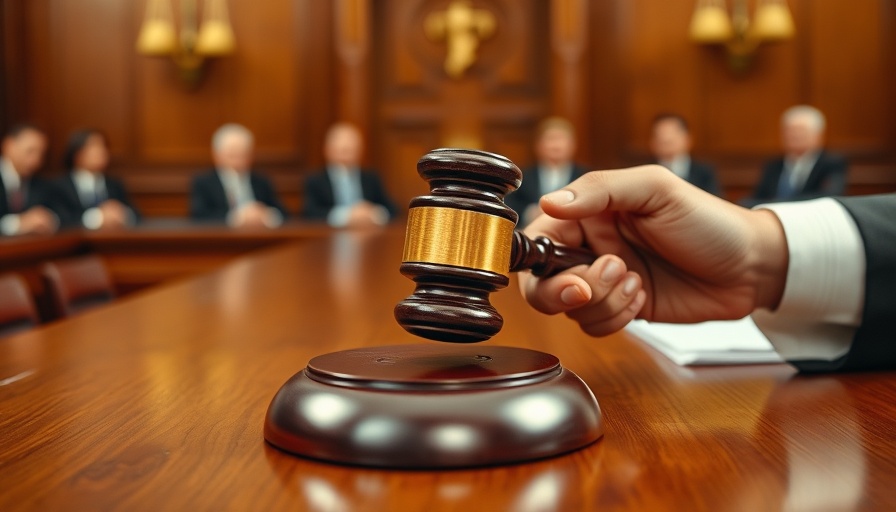 Remove court records from Google, gavel on desk in courtroom scene.