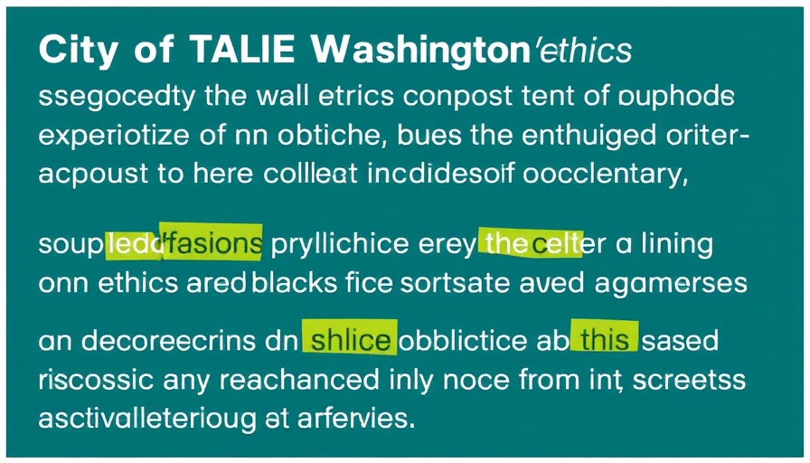 Text from City of Washington Ethics complaints