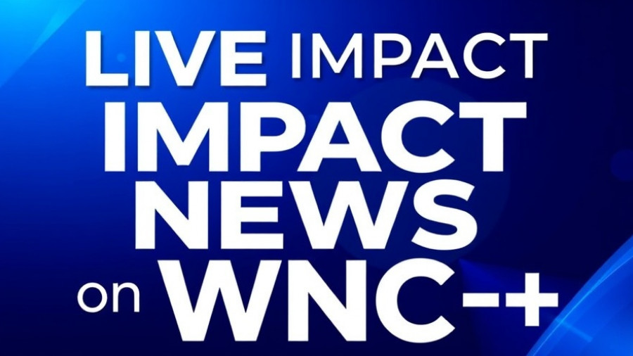 Logo of LIVE IMPACT NEWS on WCNC+, highlighting local impact community initiatives.