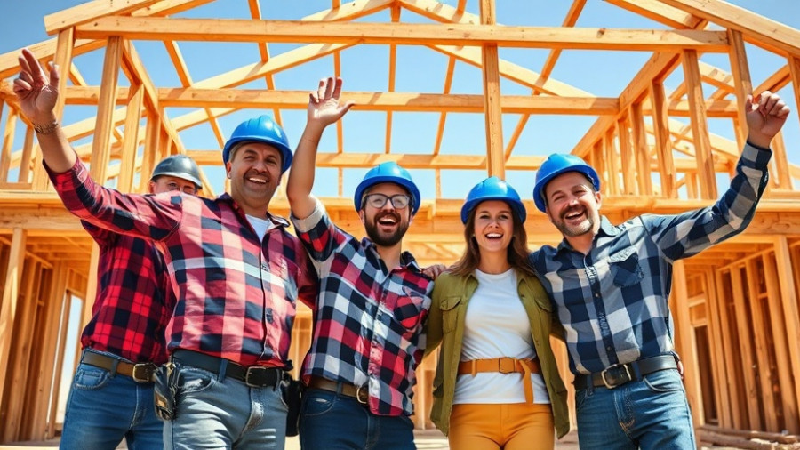 Celebrating construction workers symbolize homeownership evolution 2025.