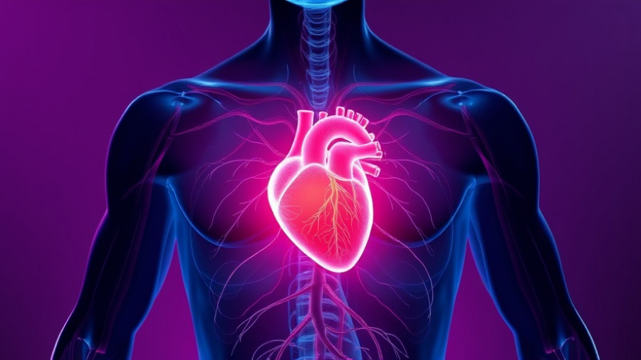 Illustration of heart health risks from long-term melatonin use.