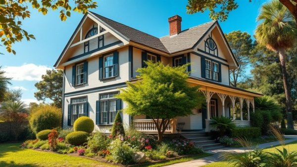 Charming colonial house with lush lawn for first-time home buying checklist.