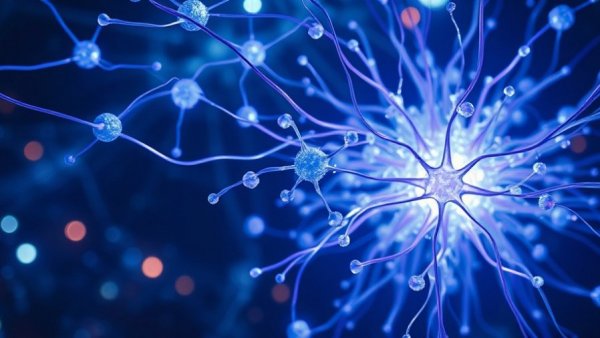 Abstract visualization of immune-independent bacterial therapy concept.