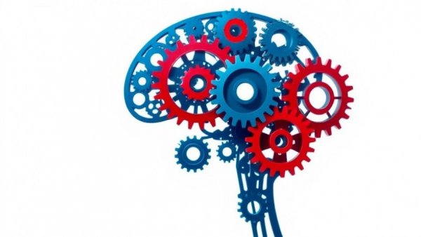 Intricate gear-based head illustration symbolizing brain complexity.