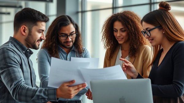 Hands discussing documents in a nonprofit digital resilience strategy.