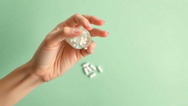 Hands pouring white pills from a bottle. Ivermectin facts and myths.