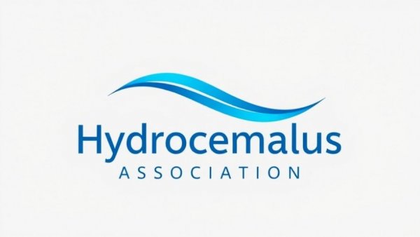 Hydrocephalus Association logo with blue wave design.