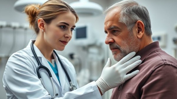 Doctor examining patient; discussing why we avoid health tests.