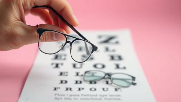 Eye exam tools on eye chart related to understanding age-related macular degeneration.