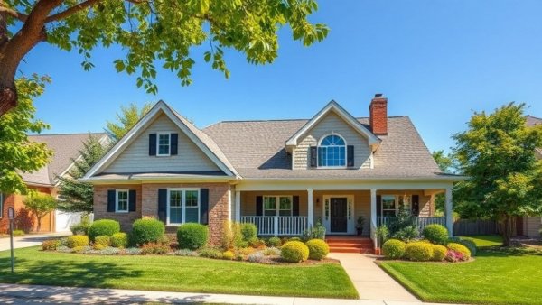 Charming suburban home appraisal setting.