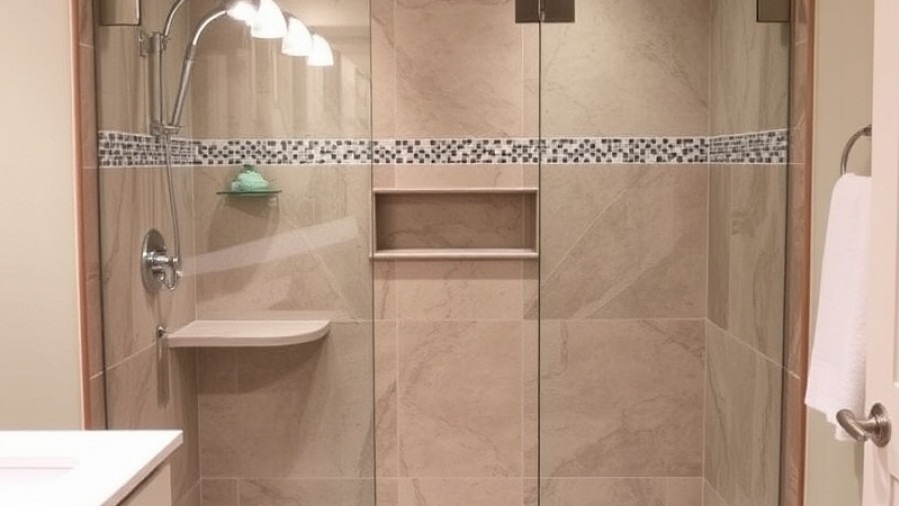 Stunning bathroom shower remodel featuring modern tiles and sleek design.