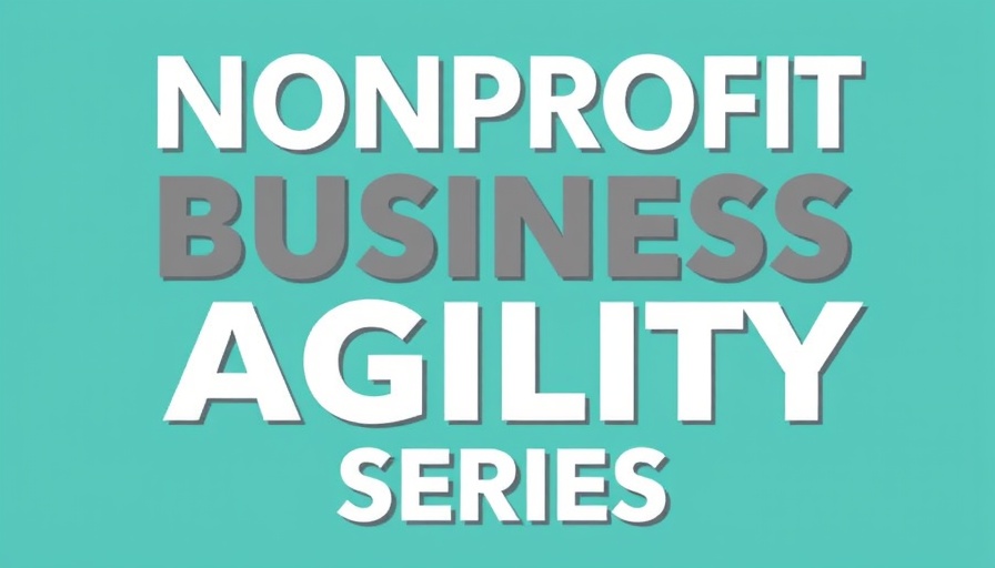 Nonprofit marketing workshop insights text on teal background.