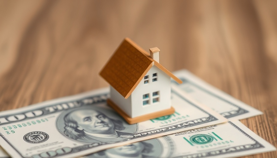 Homeowners fight back against insurance: ceramic house on dollar bills.