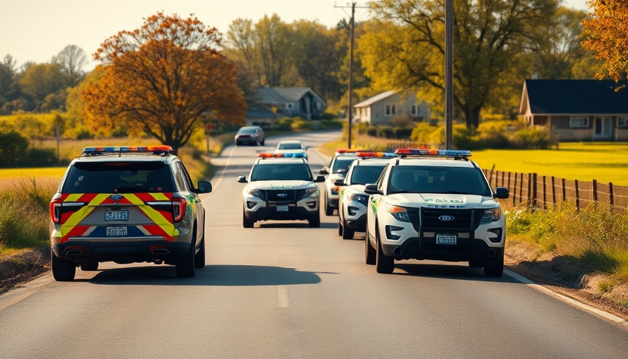 Greenville County deputy-involved shooting scene with police vehicles