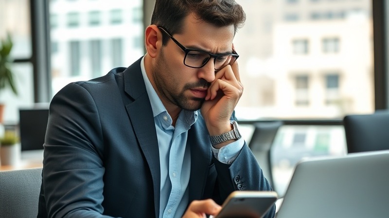 focused specialist Steve, concentrating, taking notes on a tablet, photorealistic, sleek corporate conference room with large windows, highly detailed, digital interface, 4K resolution, cool blues, natural daylight, shot with a 35mm lens.