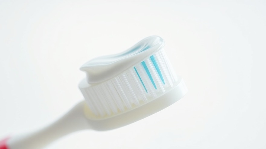 Close-up of a toothbrush and toothpaste, promoting oral hygiene for children's health.