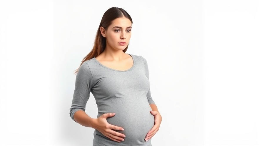 Concerned young pregnant woman expressing uncertainty about meal planning for healthy pregnancy.