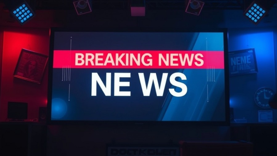 Lance Wallnau prophetic insights on spiritual conflict displayed in a modern newsroom.