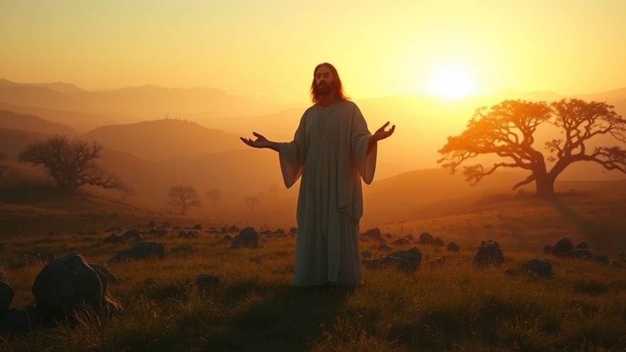 God's redemptive plan visualized at dawn, symbolizing resurrection significance in nature.