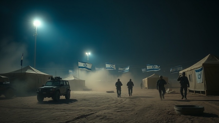 Lance Wallnau's vision of prophets in Jerusalem's military base under night sky