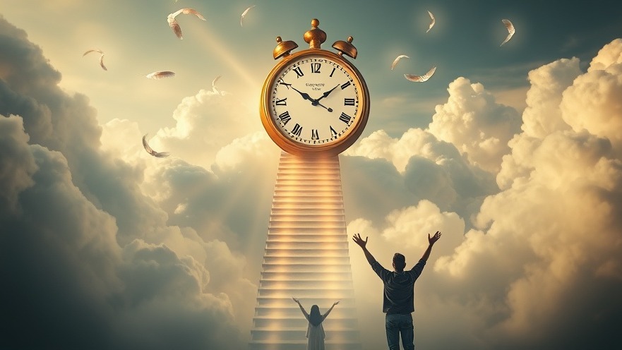 Cindy Jacobs' image of spiritual awakening with a golden clock at 2:22 and a lone intercessor in prayer.