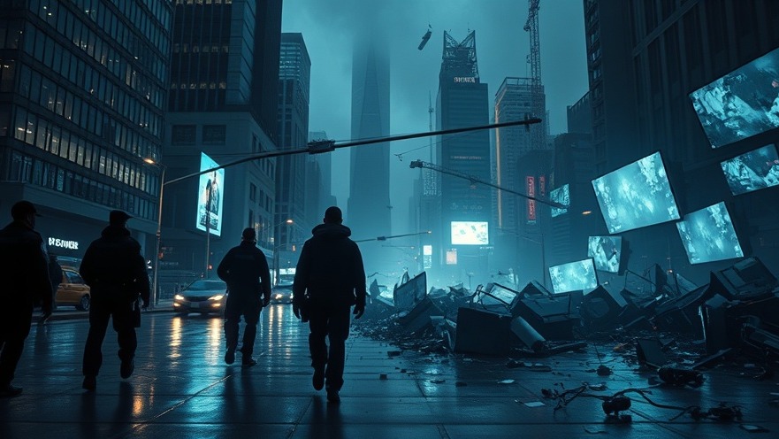 Cinematic blend of order and chaos depicting Lance Wallnau's Biblical Prophecy influencing Spirit-filled Christians.