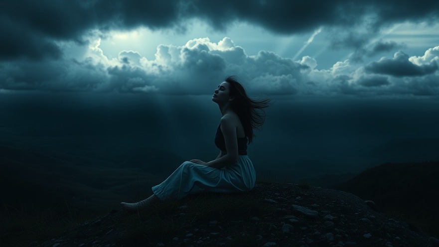 Young woman embodies Rick Renner's biblical meekness, finding strength in humility atop a rocky hill.