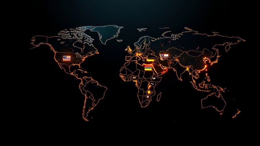 Cinematic world map with golden accents, reflecting prophetic insights on global unrest.