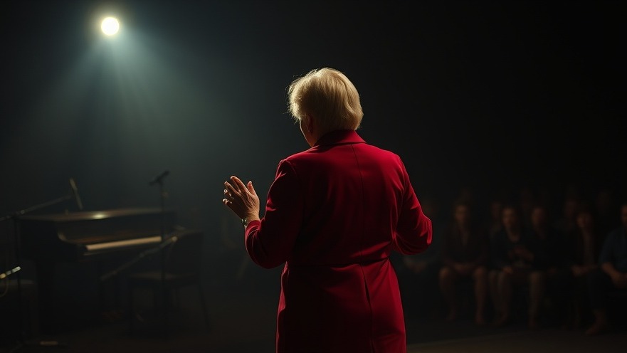 Cindy Jacobs addresses prophetic believers with passion on stage, illuminating spiritual growth.