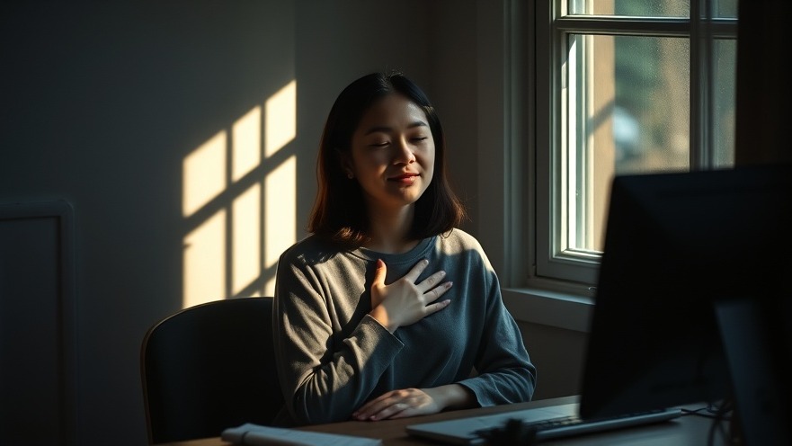 Young woman in serene reflection, experiencing God's grace and recognizing spiritual gifts.