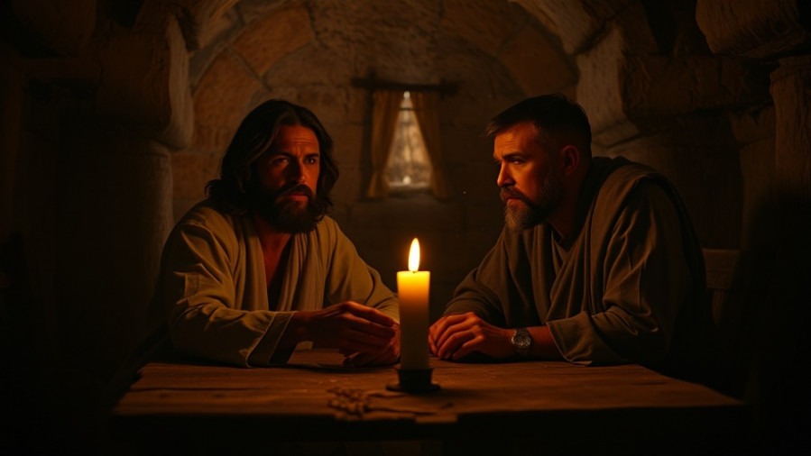 Rick Renner's Spiritual Awakening: Jesus and Nicodemus in sacred conversation.