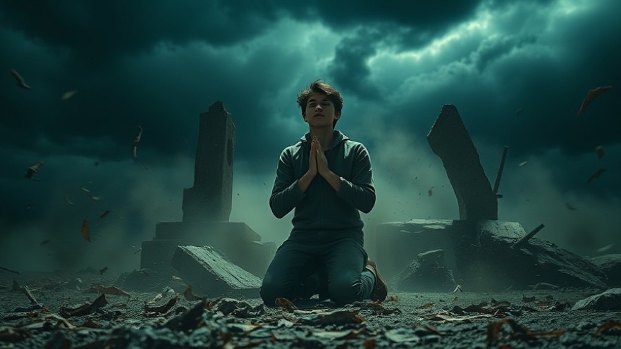 James Goll's powerful prayer amidst chaotic nature, invoking miraculous breakthroughs.