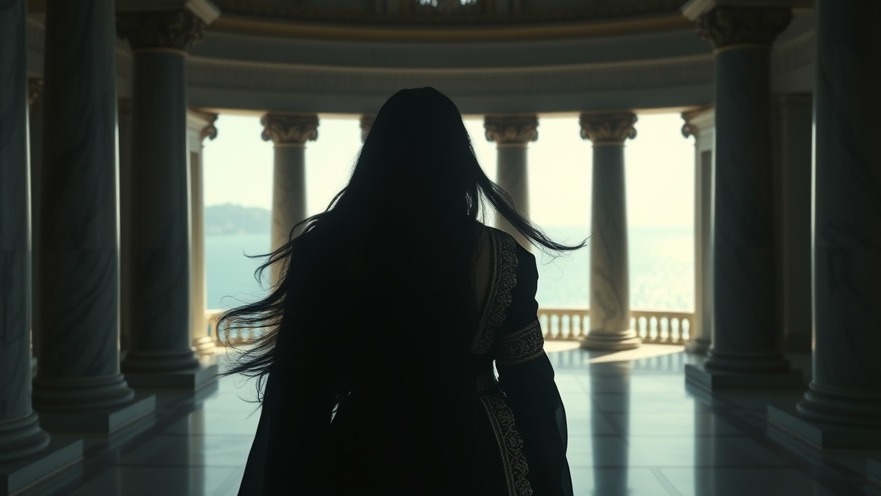 Queen Esther in a grand palace symbolizing Haman's revenge in spiritual warfare.