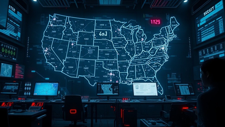 Futuristic scene with digital map, conveying spiritual authority and prophetic insights.