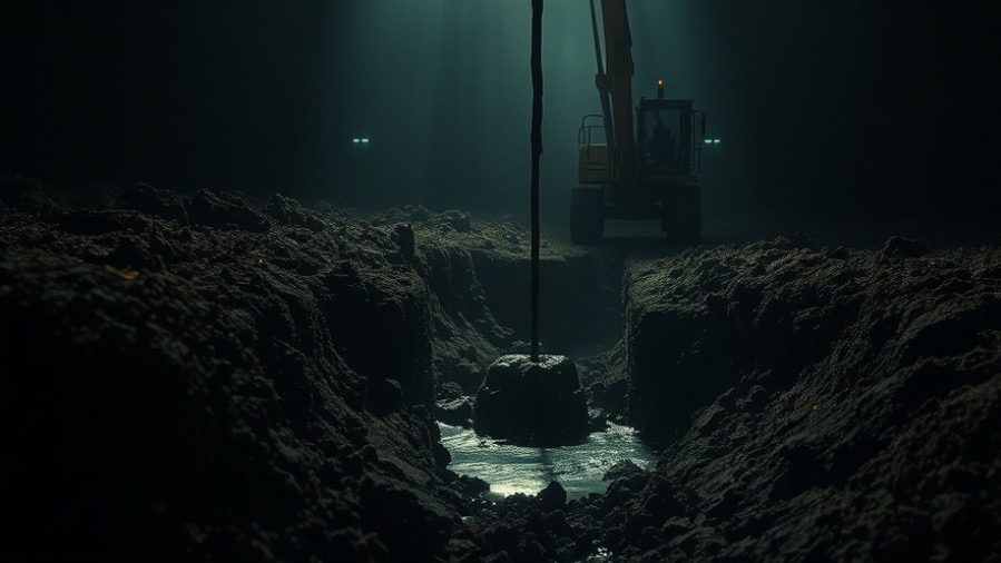 Dark oil being unearthed, highlighting oil leverage and energy control in Venezuela and Iran.