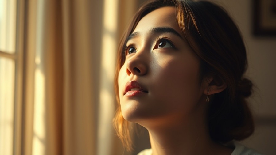 Cinematic portrait of a young woman inspired by Prayer and Prophetic Insights.