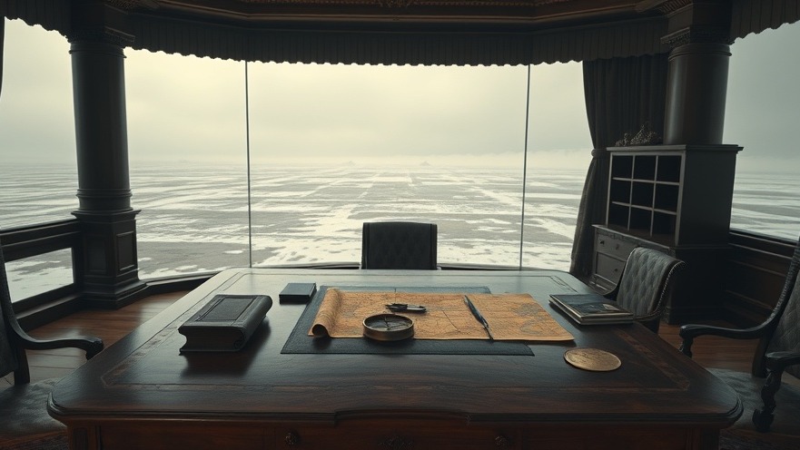 A commanding office scene reflecting prophetic voices and spiritual insights in a cinematic atmosphere.