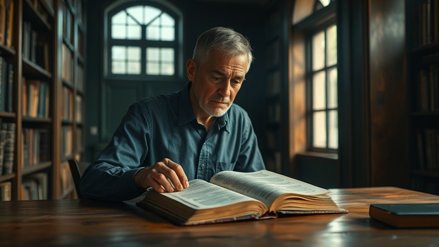 Rick Renner studying spiritual warfare insights from the Book of Genesis.