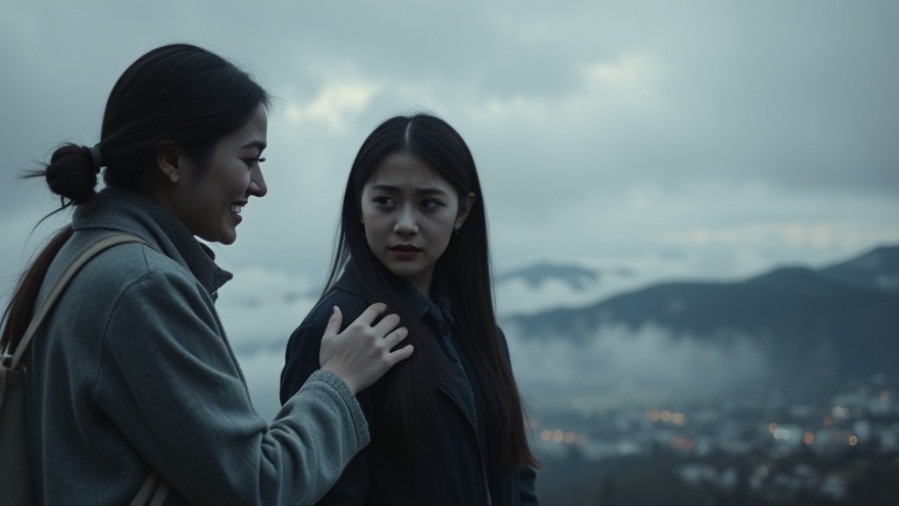 A serene moment of unity and grace between friends in spiritual warfare.