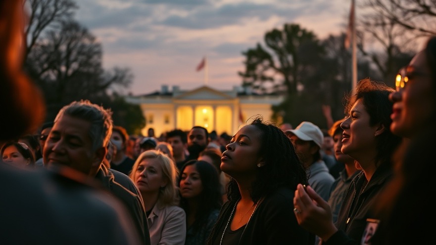 Spirit-filled Christians gather in prayer at twilight, energized by prophetic insights.
