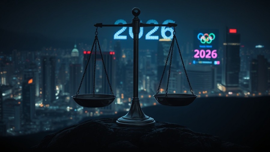 Prophetic insights illuminate a silver balance scale against a vibrant 2026 cityscape.