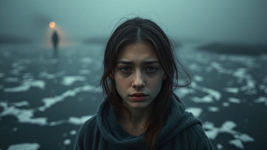 Young woman in emotional dawn scene, reflecting on personal breakthrough and spiritual warfare.
